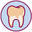 icono mancha dental